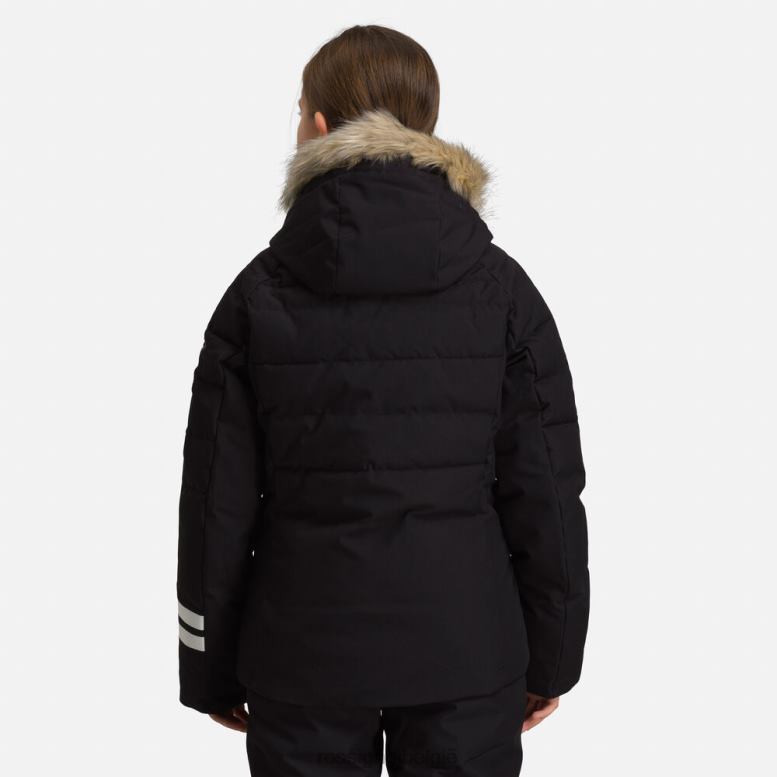 meisjes polydown ski-jas zwart toppen Rossignol NF00D1213