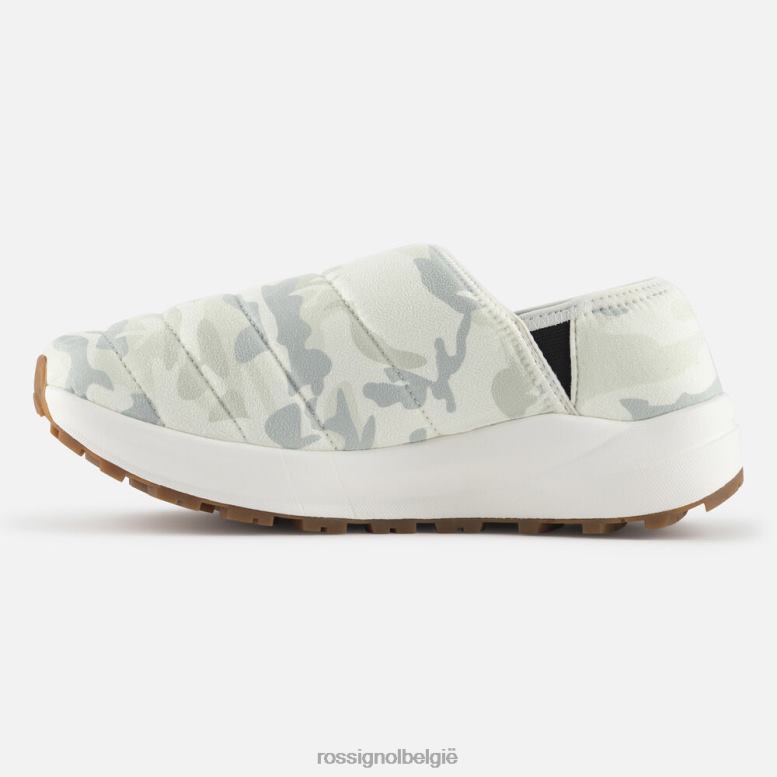 unisex chalet-winterpantoffels camouflagewit schoenen Rossignol NF00D41