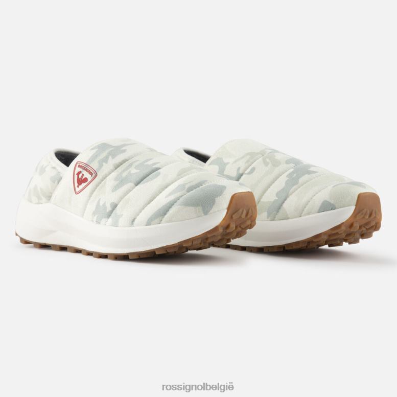 unisex chalet-winterpantoffels camouflagewit schoenen Rossignol NF00D41