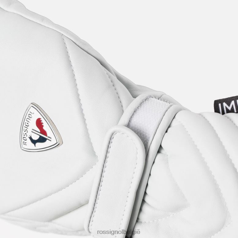 vrouwen selecteer leren waterdichte skihandschoenen wit accessoires Rossignol NF00D1111