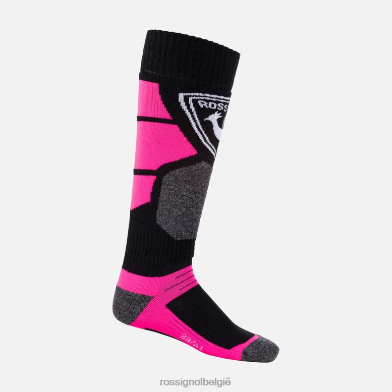 vrouwen thermotech skisokken fluoroze accessoires Rossignol NF00D714