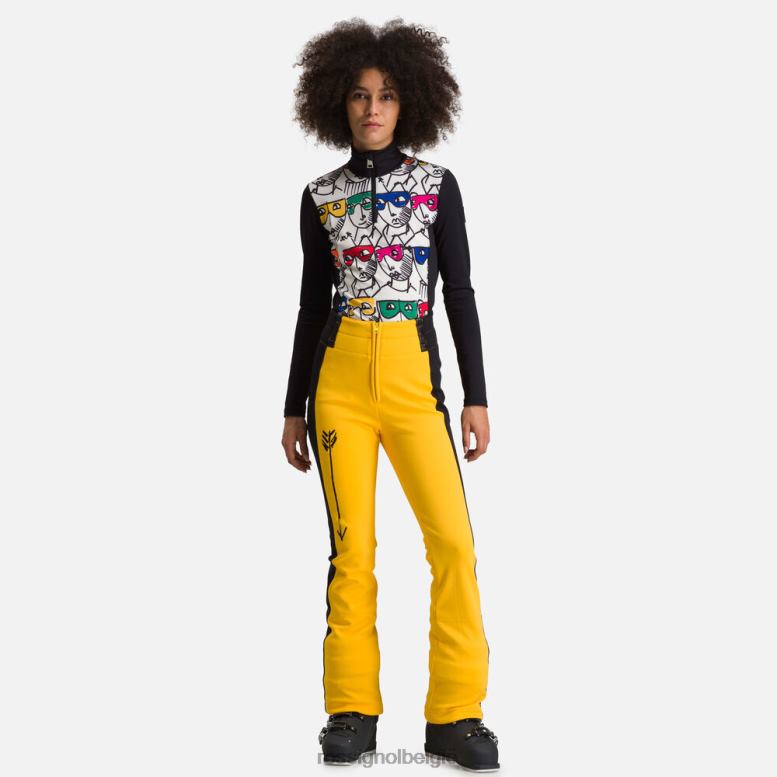 vrouwen jcc brady zachte broek geel bodems Rossignol NF00D1078