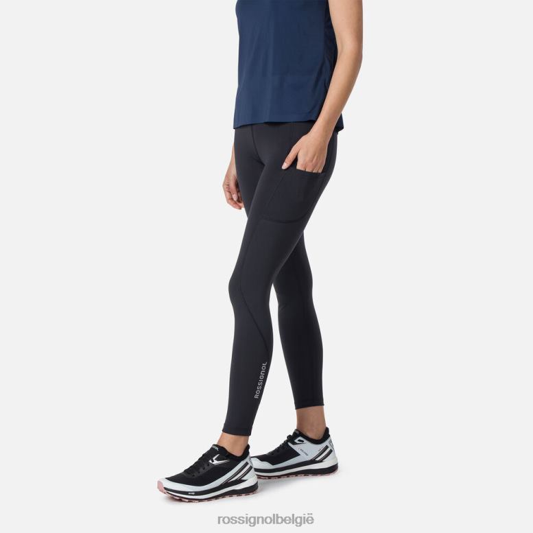 vrouwen lichtgewicht ademende hardlooplegging zwart bodems Rossignol NF00D691