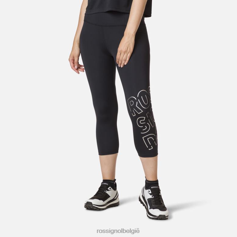 vrouwen stretch 3/4 hardlooplegging zwart bodems Rossignol NF00D838