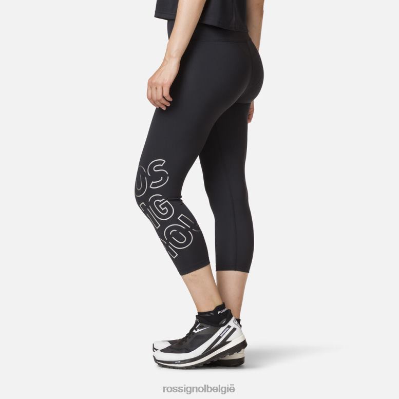 vrouwen stretch 3/4 hardlooplegging zwart bodems Rossignol NF00D838