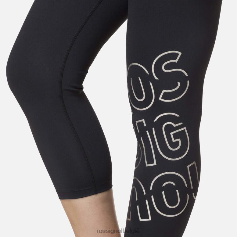 vrouwen stretch 3/4 hardlooplegging zwart bodems Rossignol NF00D838