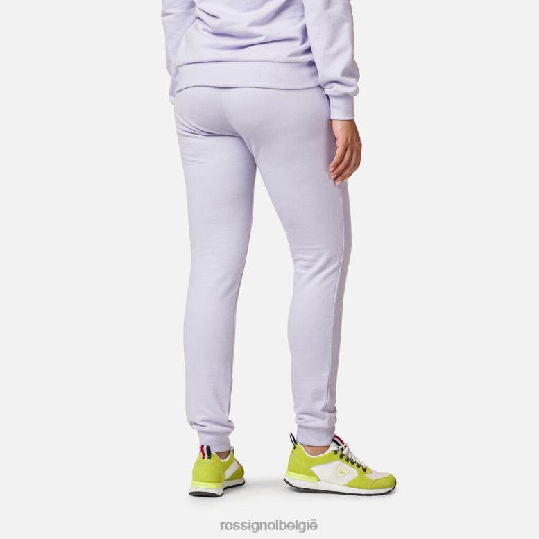 vrouwen Katoenen joggingbroek met logo lavendelgrijs bodems Rossignol NF00D965