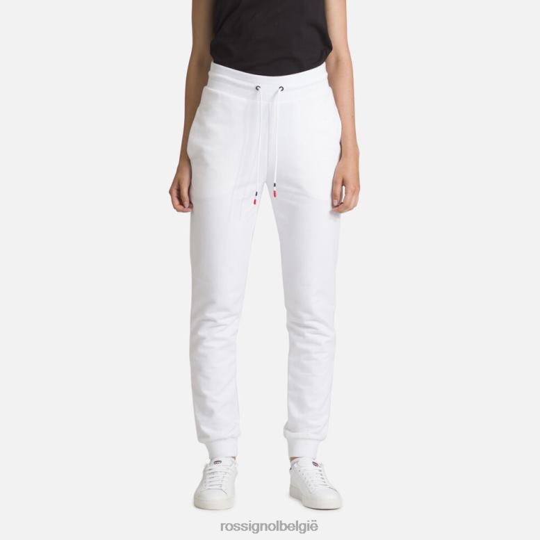 vrouwen Katoenen joggingbroek met logo wit bodems Rossignol NF00D939