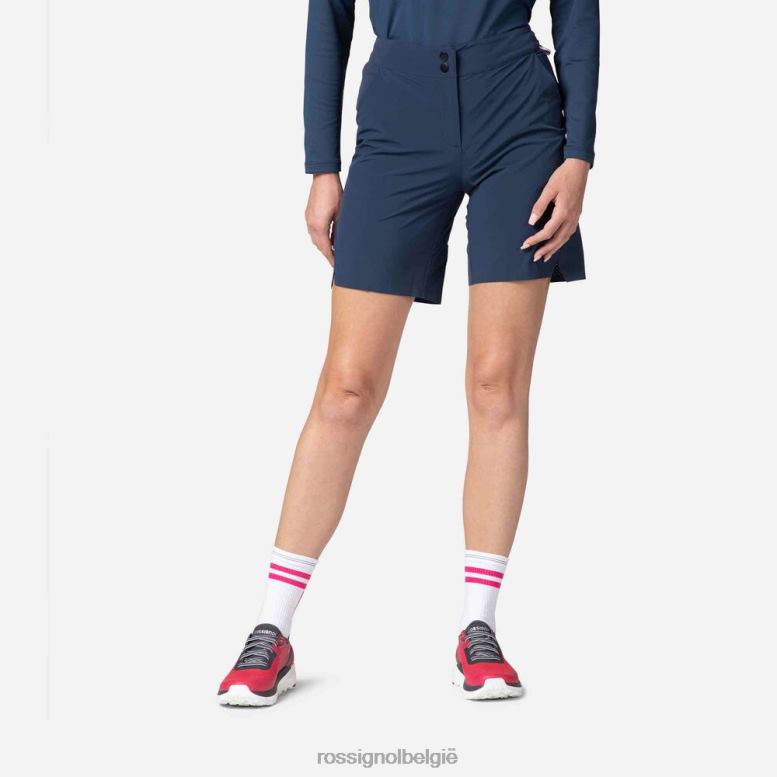 vrouwen lichtgewicht ademende korte broek donker marine bodems Rossignol NF00D891