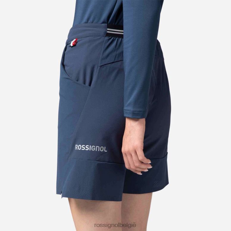 vrouwen lichtgewicht ademende korte broek donker marine bodems Rossignol NF00D891