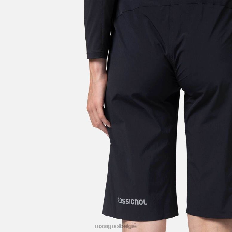 vrouwen mountainbike korte broek zwart bodems Rossignol NF00D955
