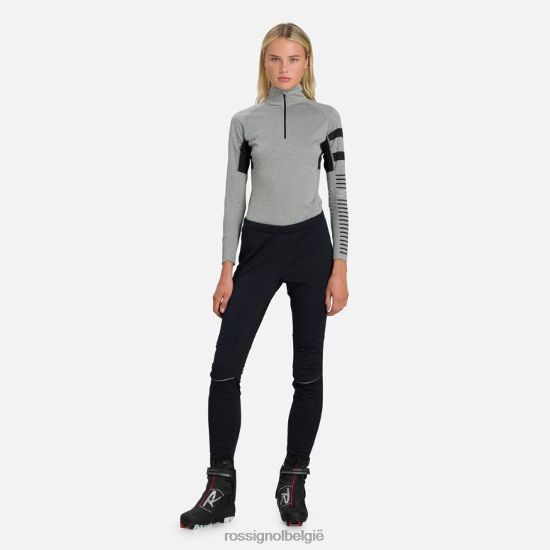 vrouwen softshell broek zwart bodems Rossignol NF00D1072