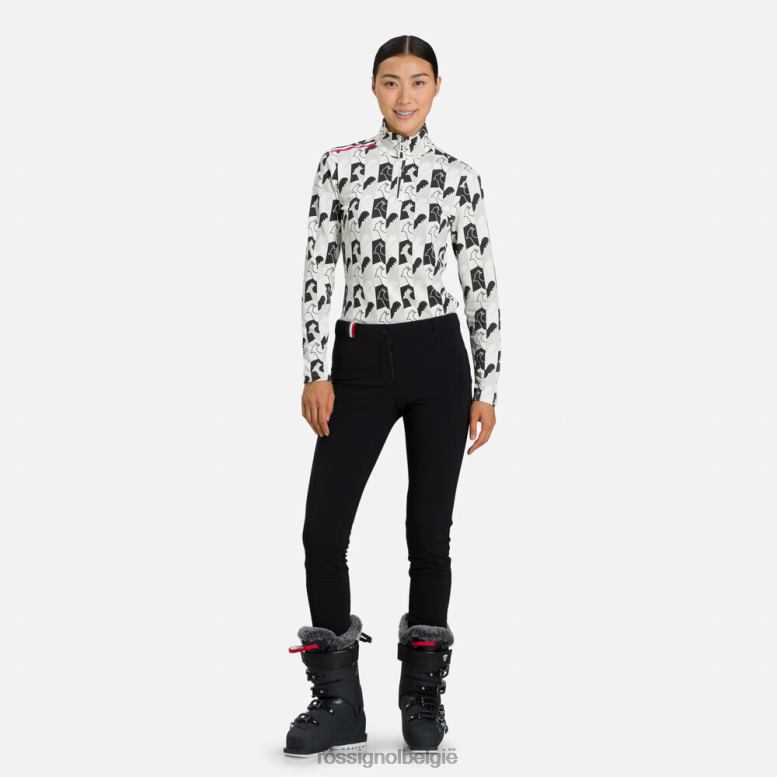 vrouwen Fuseau skibroek zwart bodems Rossignol NF00D792