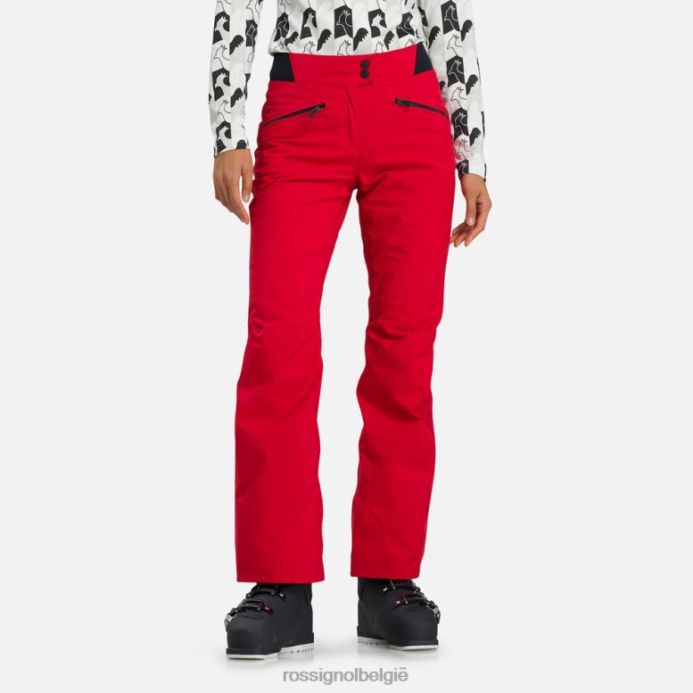 vrouwen klassieke skibroek karmijn bodems Rossignol NF00D775