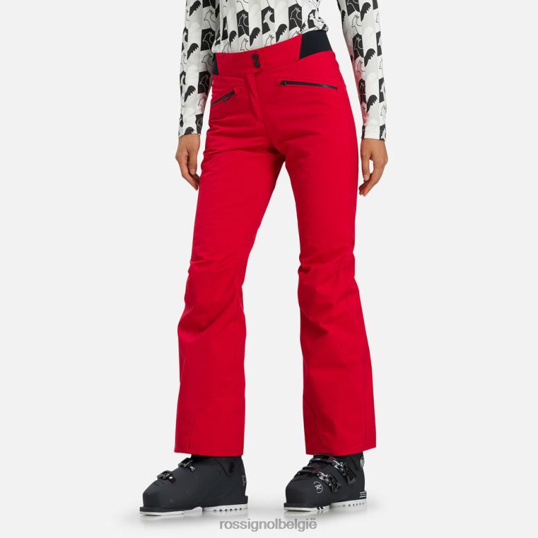vrouwen klassieke skibroek karmijn bodems Rossignol NF00D775
