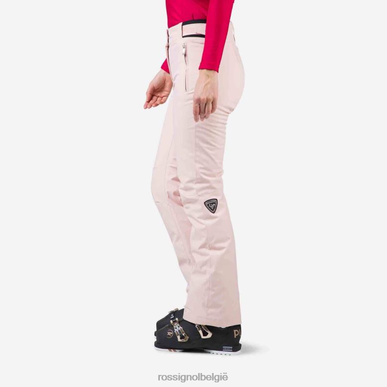 vrouwen ski broek poederroze bodems Rossignol NF00D782