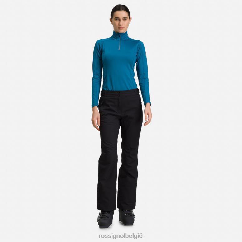 vrouwen ski broek zwart bodems Rossignol NF00D781