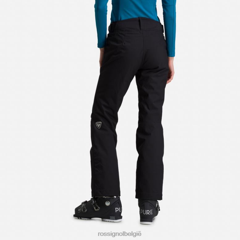 vrouwen ski broek zwart bodems Rossignol NF00D781