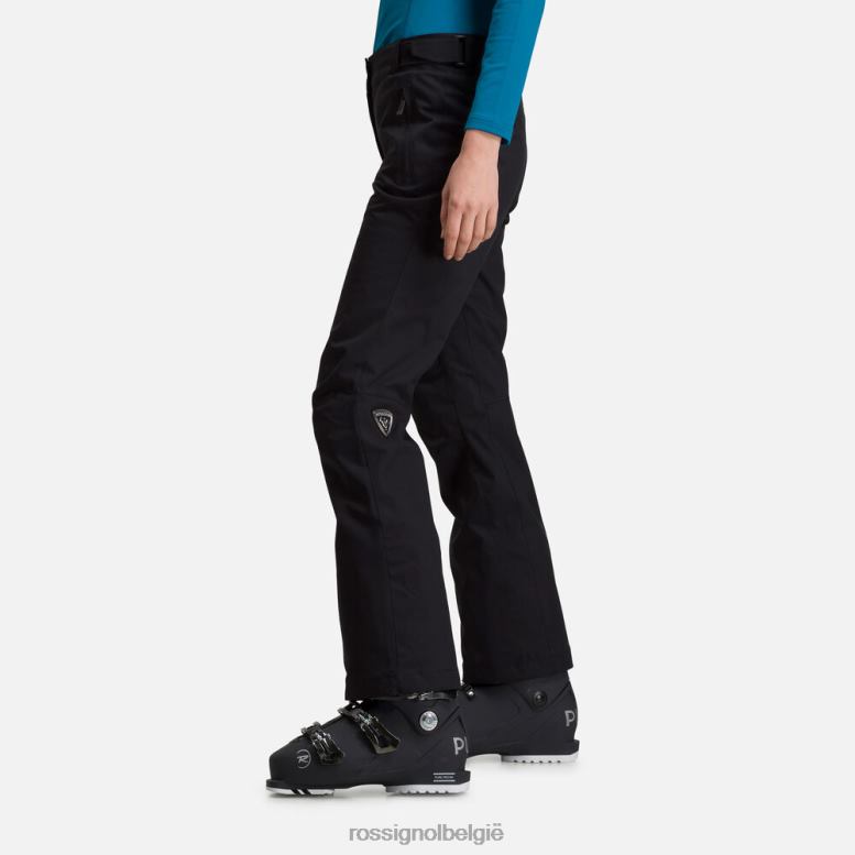 vrouwen ski broek zwart bodems Rossignol NF00D781