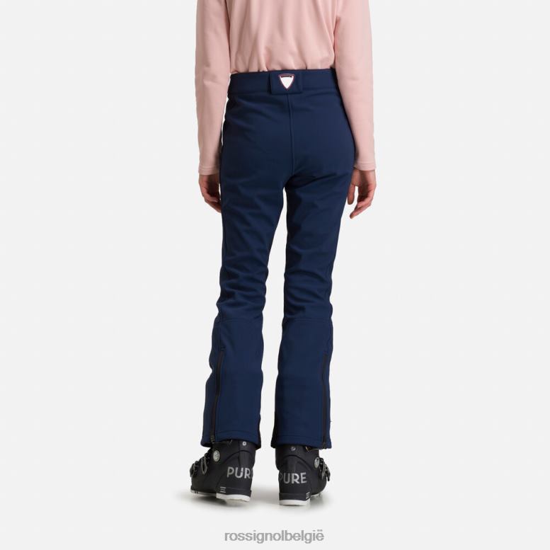 vrouwen softshell platte skibroek donker marine bodems Rossignol NF00D1087