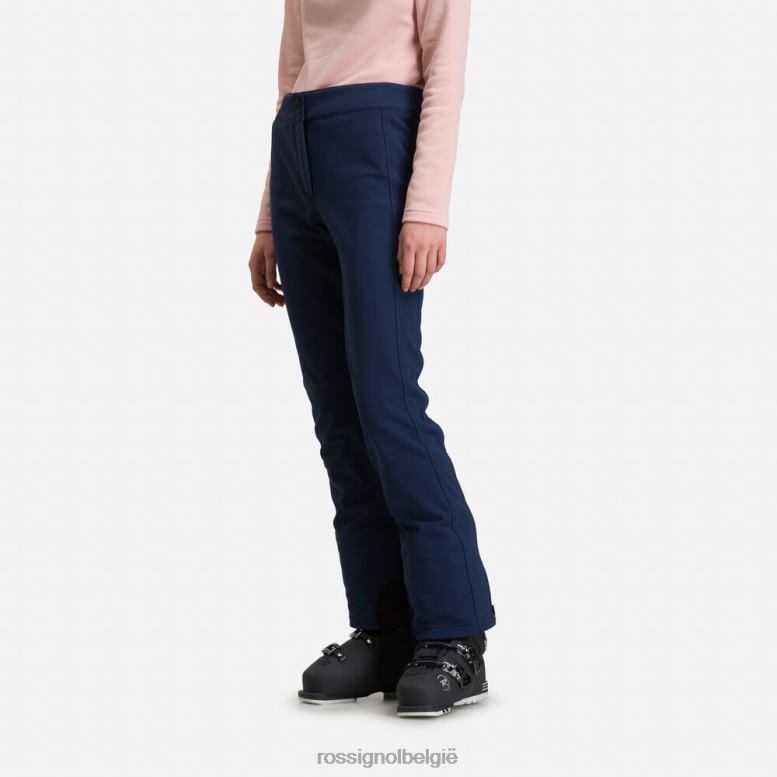 vrouwen softshell platte skibroek donker marine bodems Rossignol NF00D1087