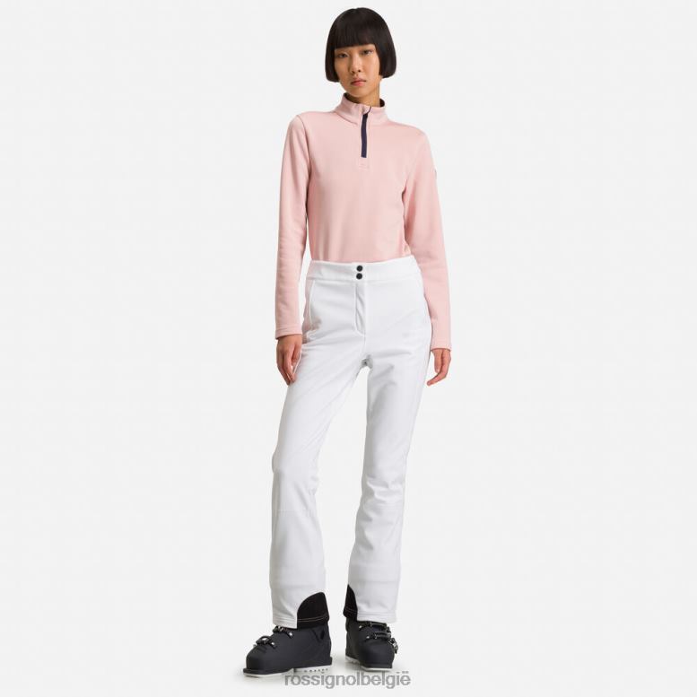 vrouwen softshell platte skibroek wit bodems Rossignol NF00D769