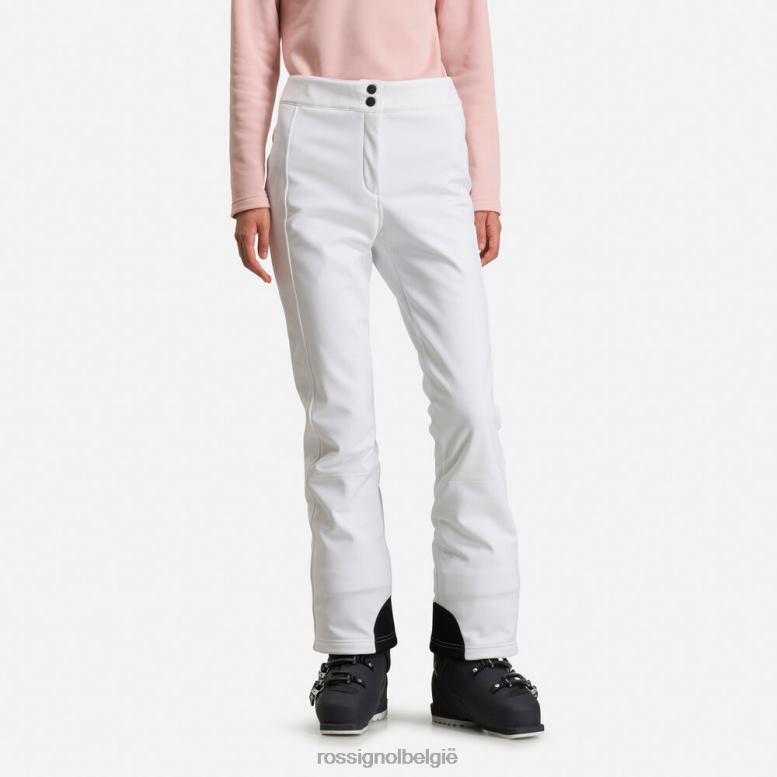 vrouwen softshell platte skibroek wit bodems Rossignol NF00D769