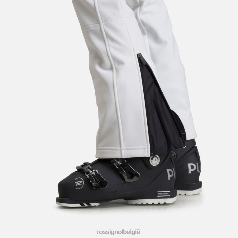 vrouwen softshell platte skibroek wit bodems Rossignol NF00D769