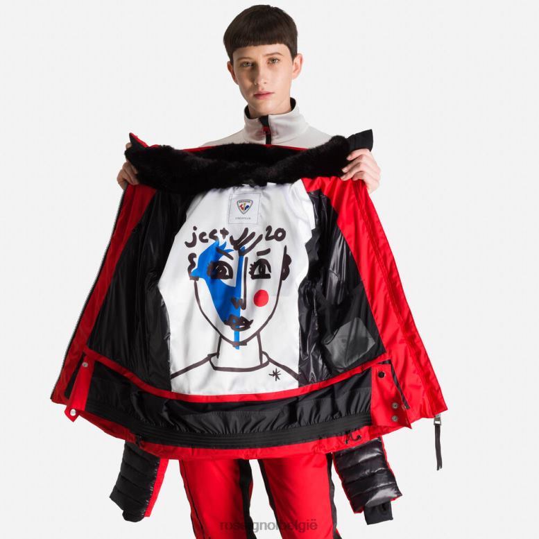 vrouwen Jcc Stellar donsjack rood toppen Rossignol NF00D795