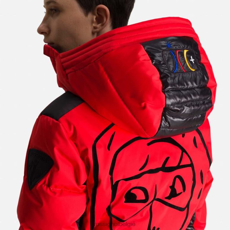 vrouwen Jcc Stellar donsjack rood toppen Rossignol NF00D795