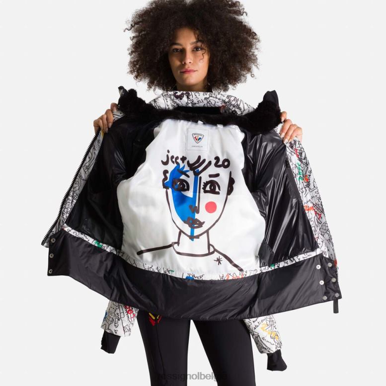 vrouwen jcc kosmisch bedrukt donsjack heelal toppen Rossignol NF00D1114