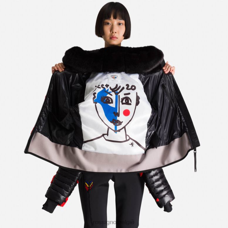 vrouwen jcc teddy donsjack zwart toppen Rossignol NF00D784