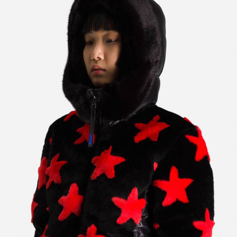 vrouwen jcc teddy donsjack zwart toppen Rossignol NF00D784