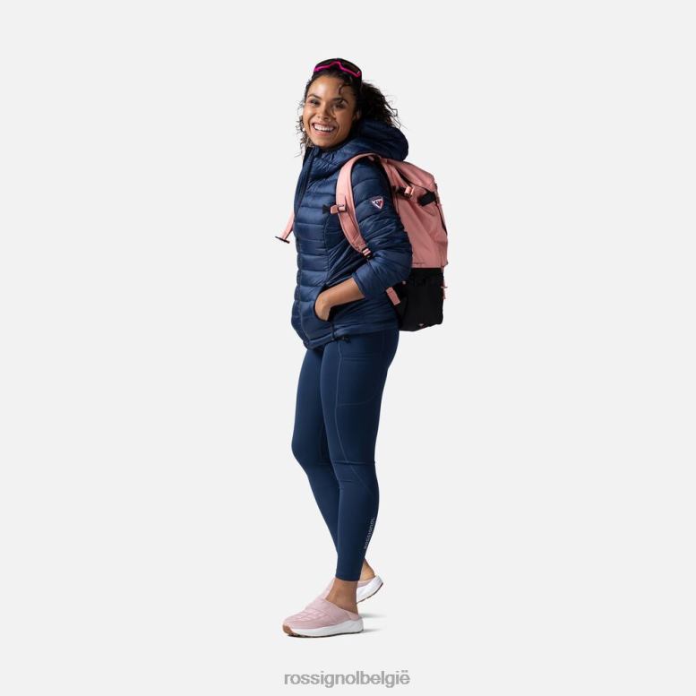 vrouwen geïsoleerde jas met capuchon 180gr donkermarine toppen Rossignol NF00D936