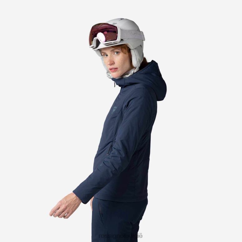 vrouwen Jack met capuchon aan de zijkant donkermarine toppen Rossignol NF00D818