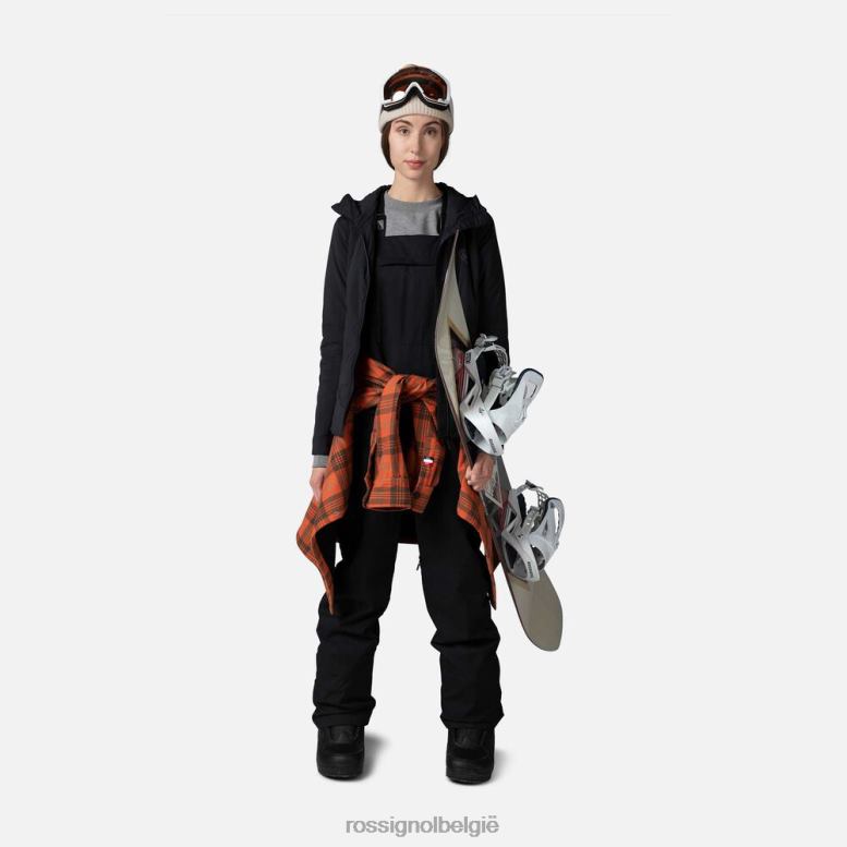 vrouwen Jack met capuchon aan de zijkant zwart toppen Rossignol NF00D814