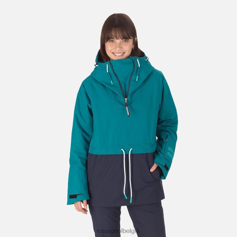 vrouwen skpr anorak donkersmaragd toppen Rossignol NF00D1052