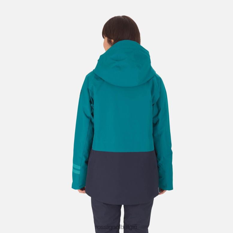 vrouwen skpr anorak donkersmaragd toppen Rossignol NF00D1052