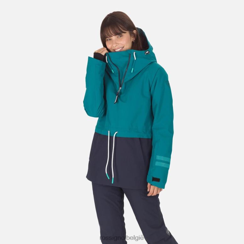 vrouwen skpr anorak donkersmaragd toppen Rossignol NF00D1052