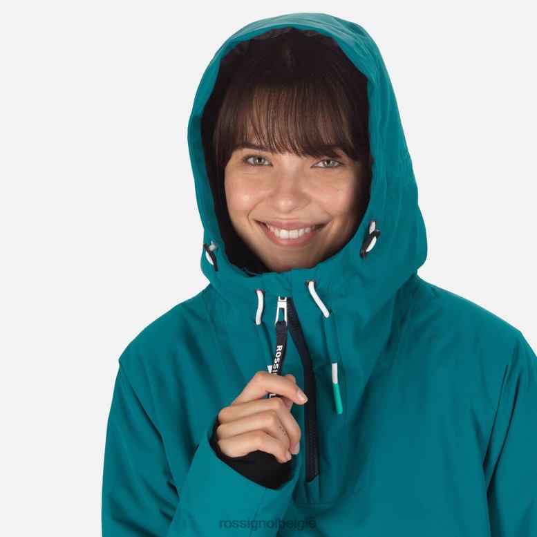 vrouwen skpr anorak donkersmaragd toppen Rossignol NF00D1052