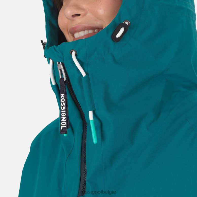 vrouwen skpr anorak donkersmaragd toppen Rossignol NF00D1052