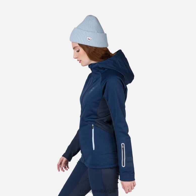 vrouwen softshell-jas donkermarine toppen Rossignol NF00D956