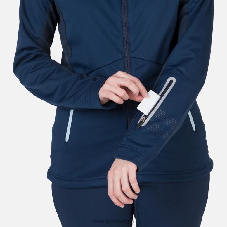vrouwen softshell-jas donkermarine toppen Rossignol NF00D956