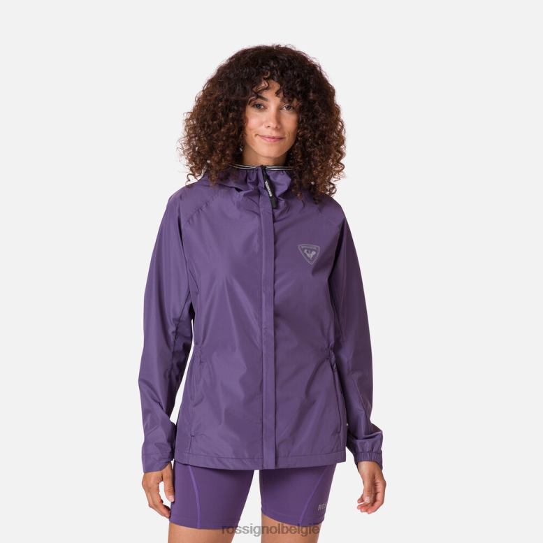 vrouwen actieve regenjas zachte druif toppen Rossignol NF00D704