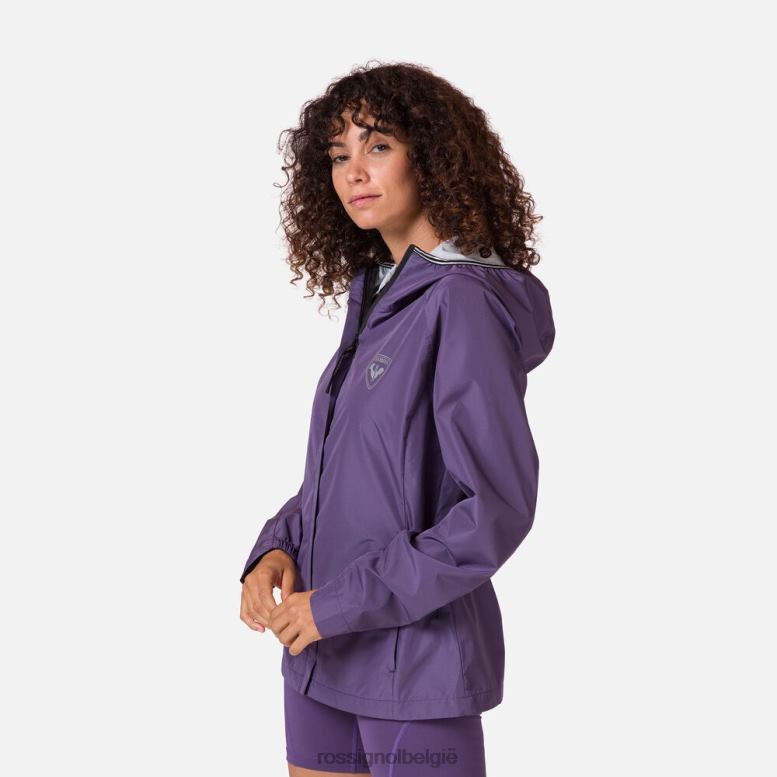 vrouwen actieve regenjas zachte druif toppen Rossignol NF00D704