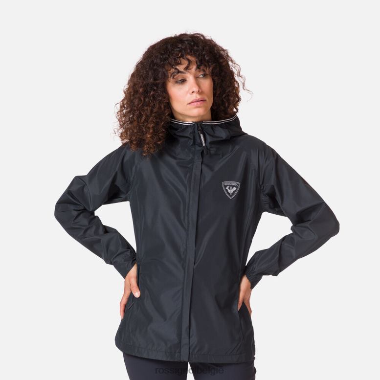 vrouwen actieve regenjas zwart toppen Rossignol NF00D825