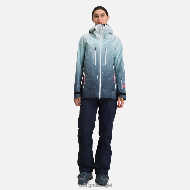 vrouwen Atelier Ride Free ski-jas aquamarmer toppen Rossignol NF00D1040