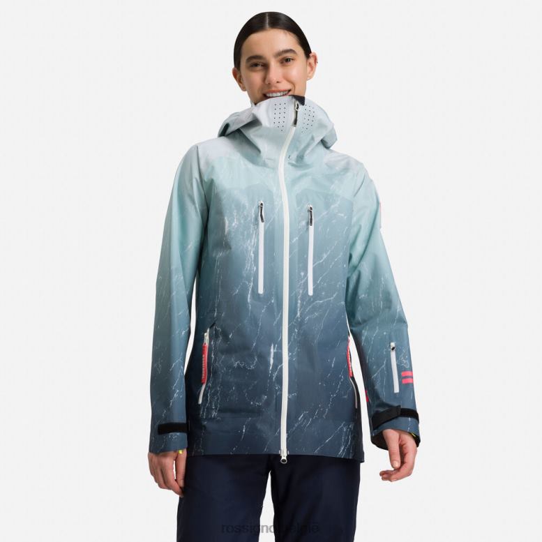 vrouwen Atelier Ride Free ski-jas aquamarmer toppen Rossignol NF00D1040