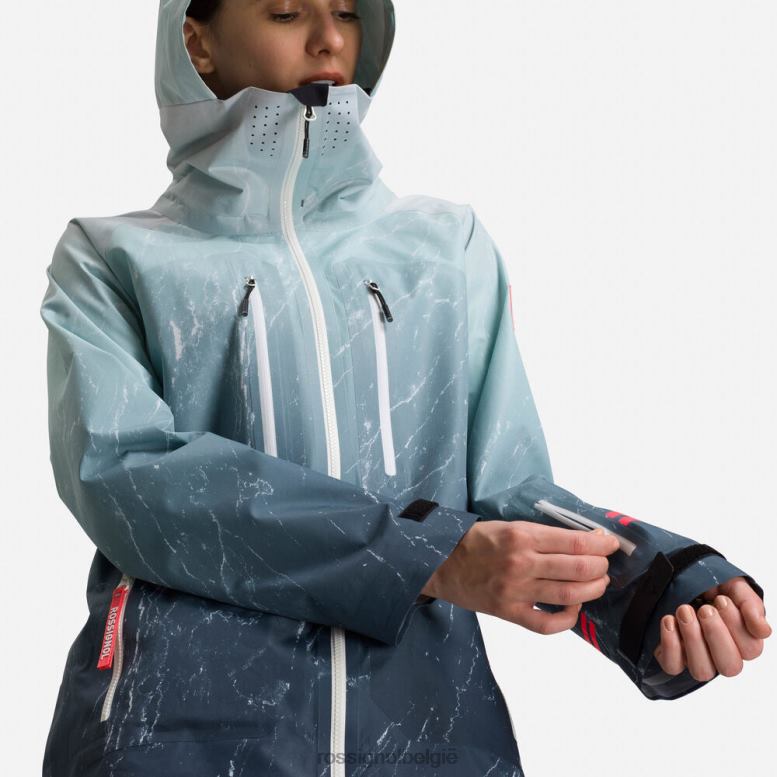 vrouwen Atelier Ride Free ski-jas aquamarmer toppen Rossignol NF00D1040