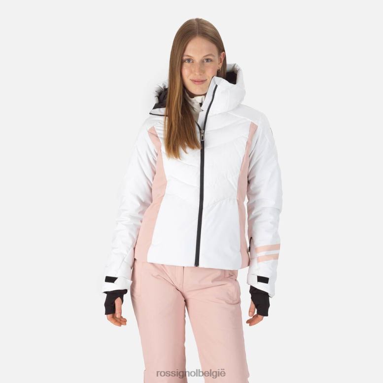 vrouwen Courbe optische ski-jas wit toppen Rossignol NF00D1130